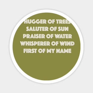 TREE HUGGER Magnet